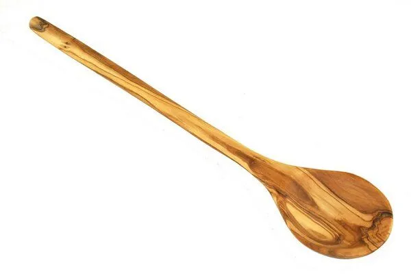 Olivenholz erleben Olivenholz erleben Kochlöffel RUND (30 cm) aus Olivenholz – Produktbild 2 von 4