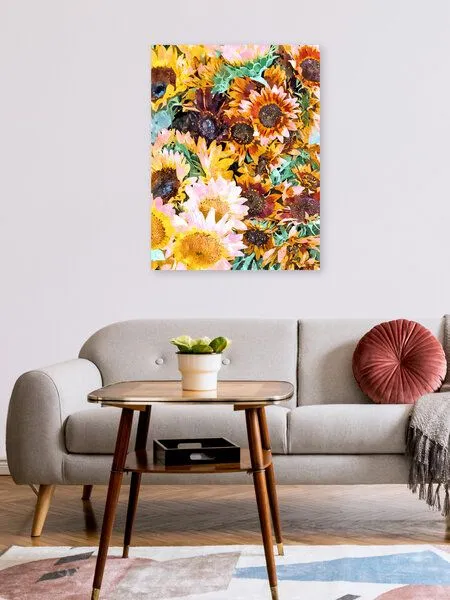 Photocircle Photocircle Poster / Leinwandbild - Summer Sunflowers – Produktbild 2 von 4