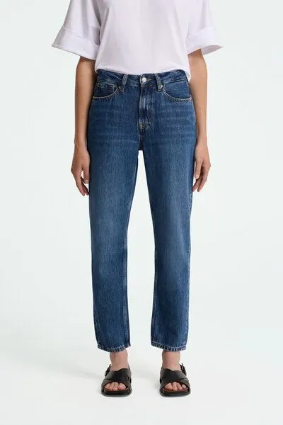 Kings Of Indigo Kings Of Indigo Jeans Caroline Cropped - Mid Rise Tapered - Lewisboro Mid Used – Produktbild 2 von 4