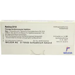 Weleda WELEDA RETINA ET Chorioidea D 10 Ampullen 8X1 ml Ampullen – Produktbild 1 von 1