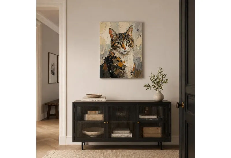 M MERCEO Leinwand Künstlerleinwand 50x70cm 2er Set - Weiße Leinwand zum Bemalen, 2er-Set Leinwand 50x70cm (zum Bemalen, Baumwolle, Keilrahmen, Weiß, – Produktbild 4 von 5
