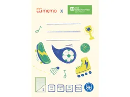 Memo memo x SOS-Kinderdörfer weltweit Schulheft DIN A5, 16 Blatt, Lin. 1, Kontrastlineatur – Produktbild 1 von 1