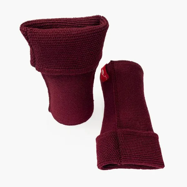 vincente vincente Armstulpen, Bordeau, – Produktbild 1 von 3