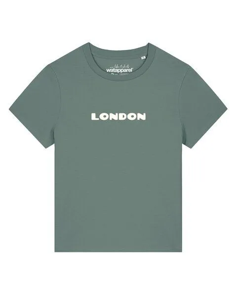 watapparel watapparel T-Shirt Frauen London Flora, Green bay, – Produktbild 1 von 2