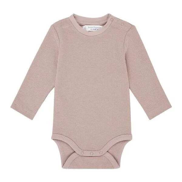 Sense Organics sense-organics MALU Baby Body Langarm, Altrosa, – Produktbild 4 von 4