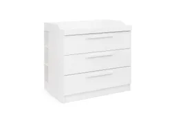 Ehrenkind Wickelkommode Linia mit abnehmbarem Wickelaufsatz aus Kiefer, 3 Schubladen + Regal, made in Europe – Produktbild 1 von 1