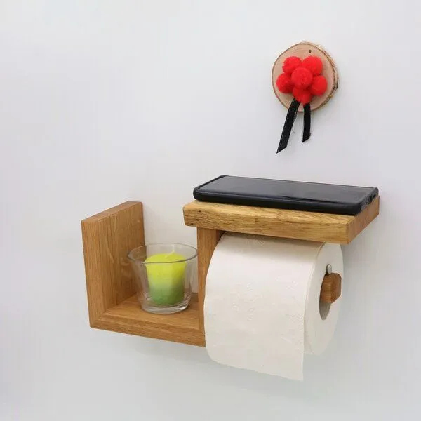 Woodkopf Woodkopf Toilettenpapierhalter LOTHAR aus Holz – Produktbild 4 von 4