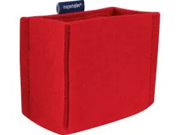 magnetoplan magnetoplan Stifteköcher "ecoAware" MEDIUM 130 x 100 x 60 mm, RC-PET Filz rot – Produktbild 1 von 1