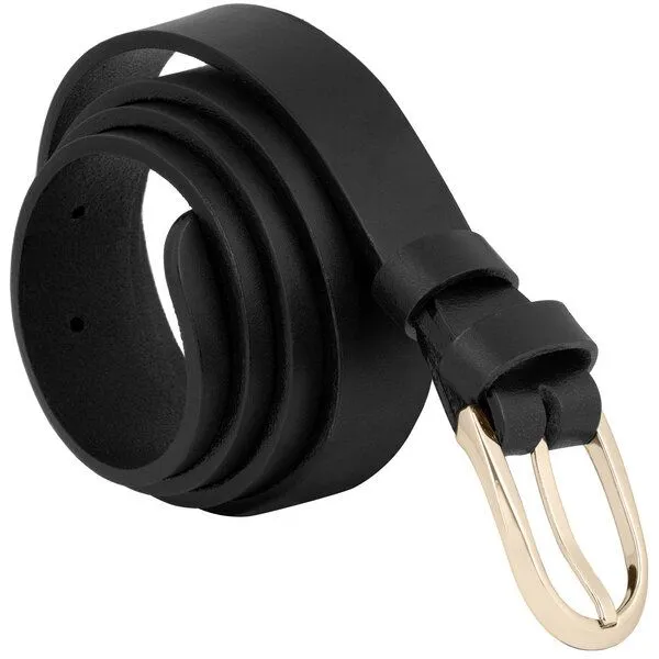 Simaru Simaru Premium-Ledergürtel für Damen 25mm Manaus - EU, Schwarz, – Produktbild 1 von 4