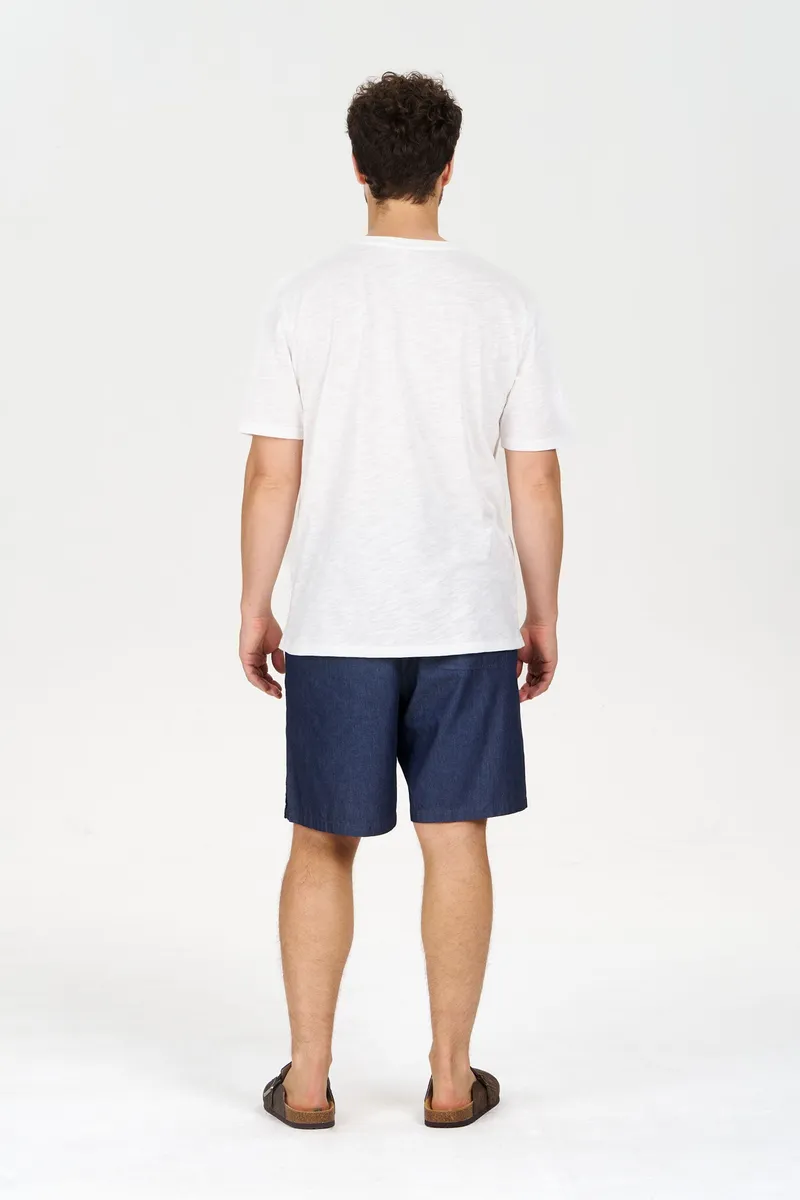 KOMODO KOMODO Herren vegan Shorts Jerry Mid Wash Blau, Dunkelblau, – Produktbild 1 von 2