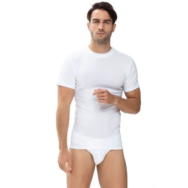 mey Mey Herren T-Shirt Unterhemd aus Pima Baumwolle Weiss – Produktbild 1 von 2