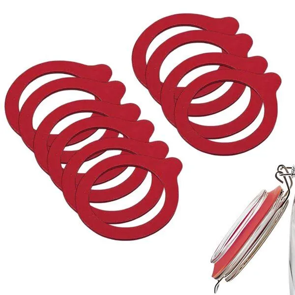 mikken mikken 10 Einkochringe für Bügelverschlussgläser / WECK-Gläser aus Naturkautschuk – Produktbild 1 von 3