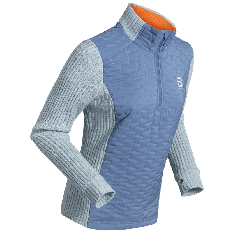 Daehlie Sportswear Pullover mit halbem Reißverschluss, Damen Daehlie Sportswear Comfy 2.0, Bleu, – Produktbild 1 von 1
