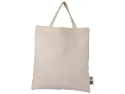 Memo memo Bio-Baumwoll-Tragetasche mit Fairtrade-Siegel, natur, 38 x 42 cm, kurze Henkel – Produktbild 1 von 1