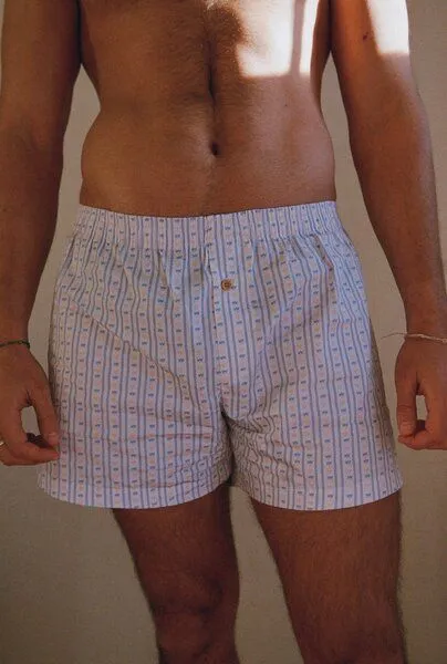 Nénés Nénés Unisex Boxershorts Love Camp, Weiß, – Produktbild 1 von 4