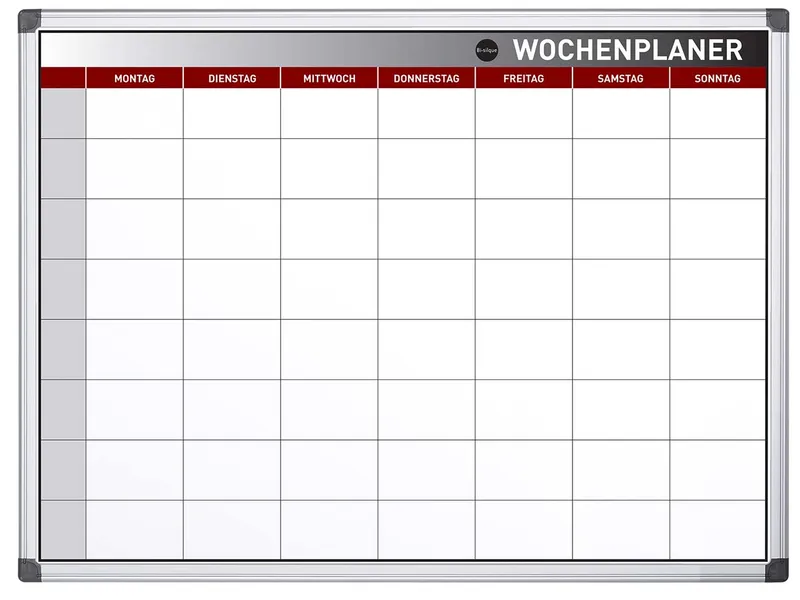Bi-Office Earth Bi-Office Earth Whiteboard 'Earth', Plantafel Woche 90 x 60 cm – Produktbild 1 von 1