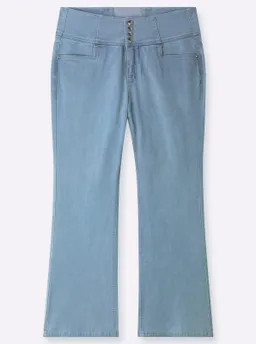 sheego High-waist-Jeans blue-bleached – Produktbild 1 von 1