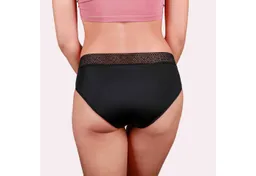 Taynie Taynie Periodenslip Paris ultra Periodenunterwäsche Nacht Low Waist sehr starke Tage Damen (Spar-Set, 3-St., 3er-Pack) Ultra saugstarker Low Waist Slip Schutzschicht bis zum hinteren Bund – Produktbild 1 von 1