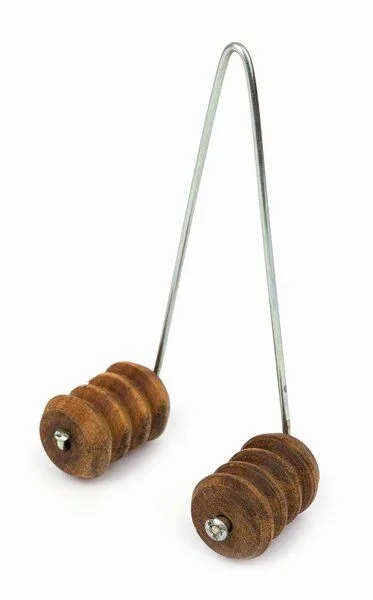 El Puente El Puente Massageroller für die Hand | Fair Trade & Handmade aus Indien, Natur, – Produktbild 2 von 2