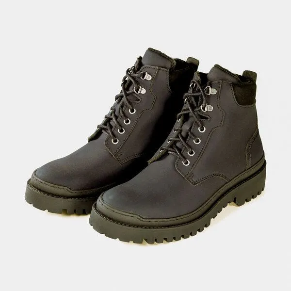 Fairticken Fairticken Gefütterte vegane Winterstiefel GORDO II Men, Schwarz, – Produktbild 1 von 4