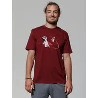 watapparel watapparel T-Shirt Unisex Superastronaut, Burgundy, – Produktbild 1 von 1