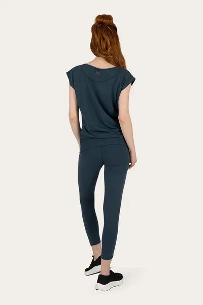 Urban Goddess Urban Goddess Lockeres Asana-Yoga-Shirt, Orion (blau), – Produktbild 2 von 4