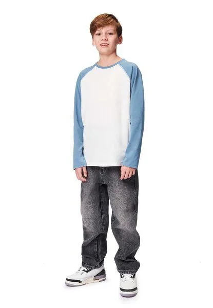Band of Rascals Band of Rascals Raglan Longsleeve, Aegean-blue-white, – Produktbild 3 von 4