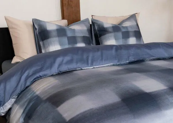 Kayori Kayori Koya Baumwolle-Satin, Blau, – Produktbild 3 von 4