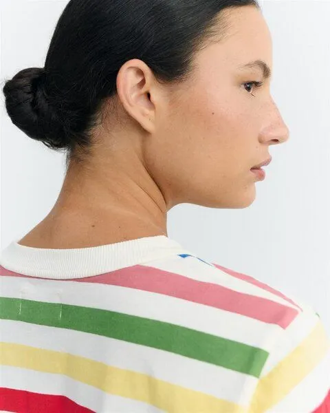 thinking mu thinking mu Streifen T-Shirt Modell: Zowie, Med stripes (bunt), – Produktbild 2 von 4