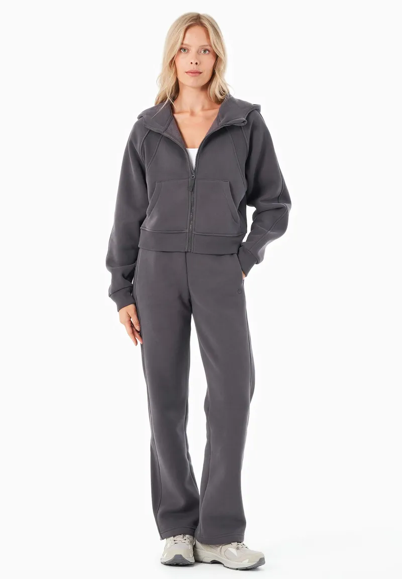 ORGANICATION ORGANICATION Damen vegan Hoodie Full Zip Joddy Shadow Grey, Grau, – Produktbild 1 von 2