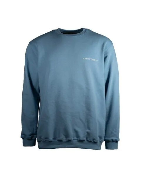 EMPIRE-THIRTEEN Sweater EMPIRE-THIRTEEN, Hellblau, – Produktbild 1 von 4