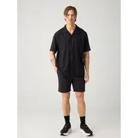 KnowledgeCotton Apparel KnowledgeCotton Apparel Shorts ASTRAL-Comfort aus Ecovero und Bio-Leinen, Schwarz-black-jet, – Produktbild 1 von 1