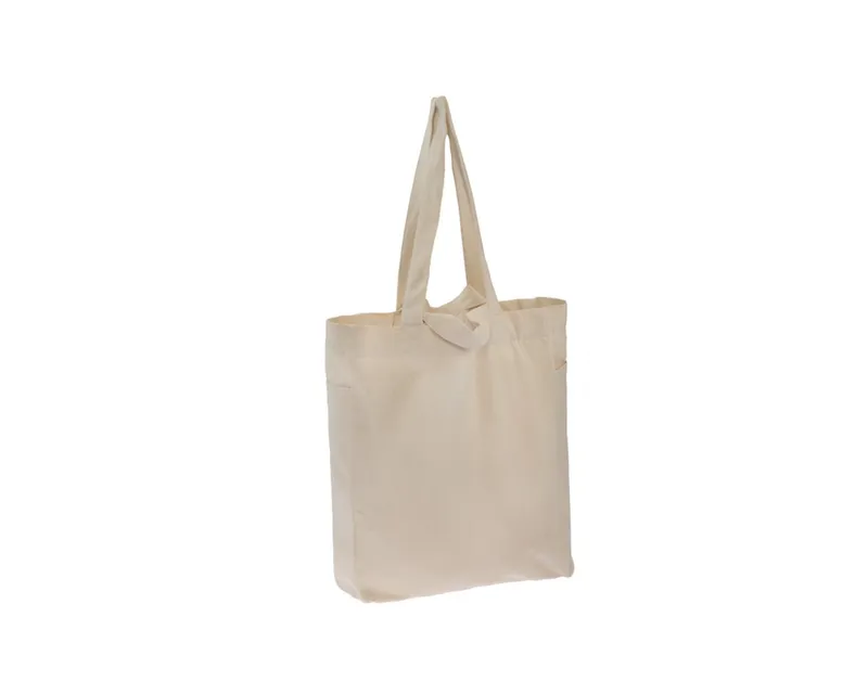 Living Crafts Living Crafts - Unisex Tasche (100% Bio-Baumwolle), Beige, – Produktbild 5 von 5
