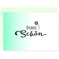 Bow & Hummingbird Bow & Hummingbird Mini-Grußkarte Dankeschön – Produktbild 1 von 1