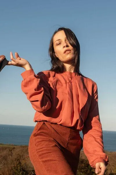 WiDDA berlin WiDDA berlin FRANS Bluse mit Volants aus TENCEL® – Produktbild 3 von 4