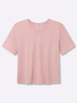 sheego V-Shirt hortensie – Produktbild 1 von 1