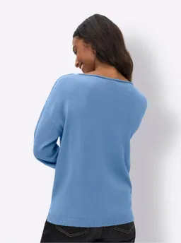 heine Baumwollpullover himmelblau – Produktbild 1 von 1