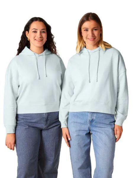 YTWOO YTWOO Moderner Damen Oversized Drop-Shoulder Hoodie Nachhaltig aus 100% Biobaumwolle, Pink, – Produktbild 2 von 4