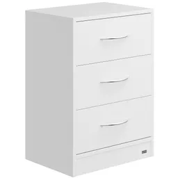 Casaria® Nachttisch Eloise Weiß 54x39x28cm – Produktbild 1 von 1
