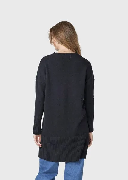 Klitmøller Collective Klitmøller Collective Langarm-Strickkleid Thea, Black, – Produktbild 4 von 4