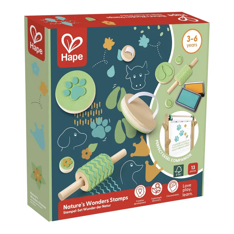 Hape Hape Stempel-Set Wunder der Natur, Natur, – Produktbild 1 von 1