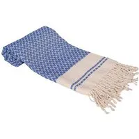 A&R Textile A&R Textile A&R Hamamtuch Saunatuch Badetuch Strandtuch "Alanya" Handtuch 100 x 180 cm, Denim blau, – Produktbild 1 von 1
