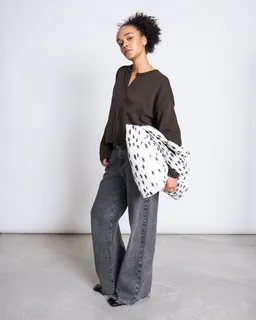 JAN N JUNE JAN 'N JUNE Damen vegan Strickjacke Asas Light Mud – Produktbild 1 von 1