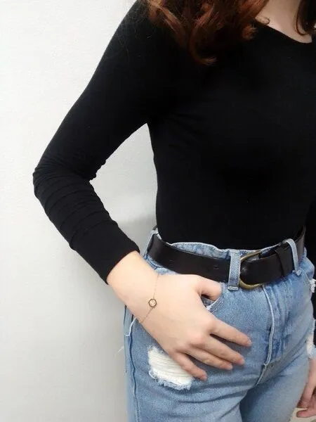 BeWooden BeWooden Armbänder mit Holzdetail - Motiv Hexagon, Virie, – Produktbild 4 von 4