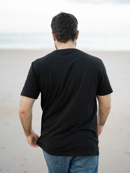 FUXBAU FUXBAU Männer Basic T-Shirt, Schwarz, – Produktbild 4 von 4