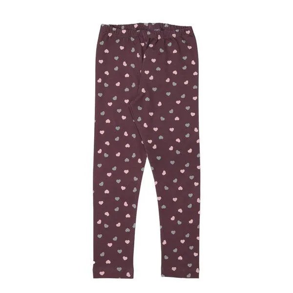 Walkiddy Walkiddy Leggings Kinder Baumwolle The Cute Cats dunkel, anschmiegsame Jersey Hose mit Katzen Print für Alltag, Schule & Freizeit – Cotokids, Lila, – Produktbild 1 von 2