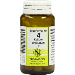 Nestmann Pharma BIOCHEMIE 4 Kalium chloratum D 6  100 St Tabletten – Produktbild 1 von 1
