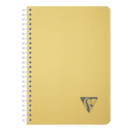 Clairefontaine Clairefontaine Spiralbuch A5 karriert 90 Blatt Strohgelb – Produktbild 1 von 1