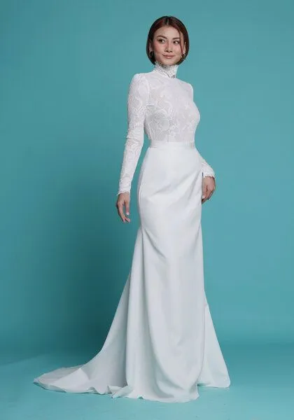 Atelier SNOW Atelier SNOW ZWEITEILIGES BRAUTKLEID FAUNA - HEATHER – Produktbild 1 von 3
