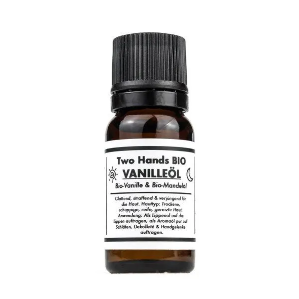 Two Hands BIO Two Hands BIO Vanilleöl mit Bio-Vanille & Bio-Mandelöl - 1 % Extrakt – Produktbild 1 von 1
